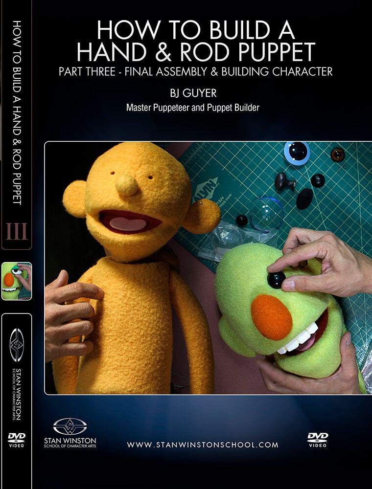 Stan Winston Studio How to Build a Hand & Rod Puppet (DVD) SFX Videos Part 3 - Final Assembly  