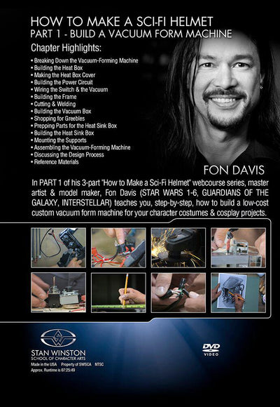 Stan Winston Studio How to Make a Sci-Fi Helmet (DVD) SFX Videos   