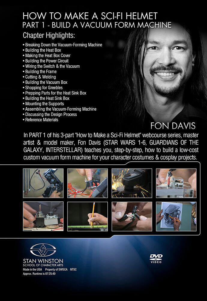 Stan Winston Studio How to Make a Sci-Fi Helmet (DVD) SFX Videos   