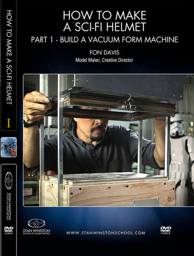 Stan Winston Studio How to Make a Sci-Fi Helmet (DVD) SFX Videos Part 1  