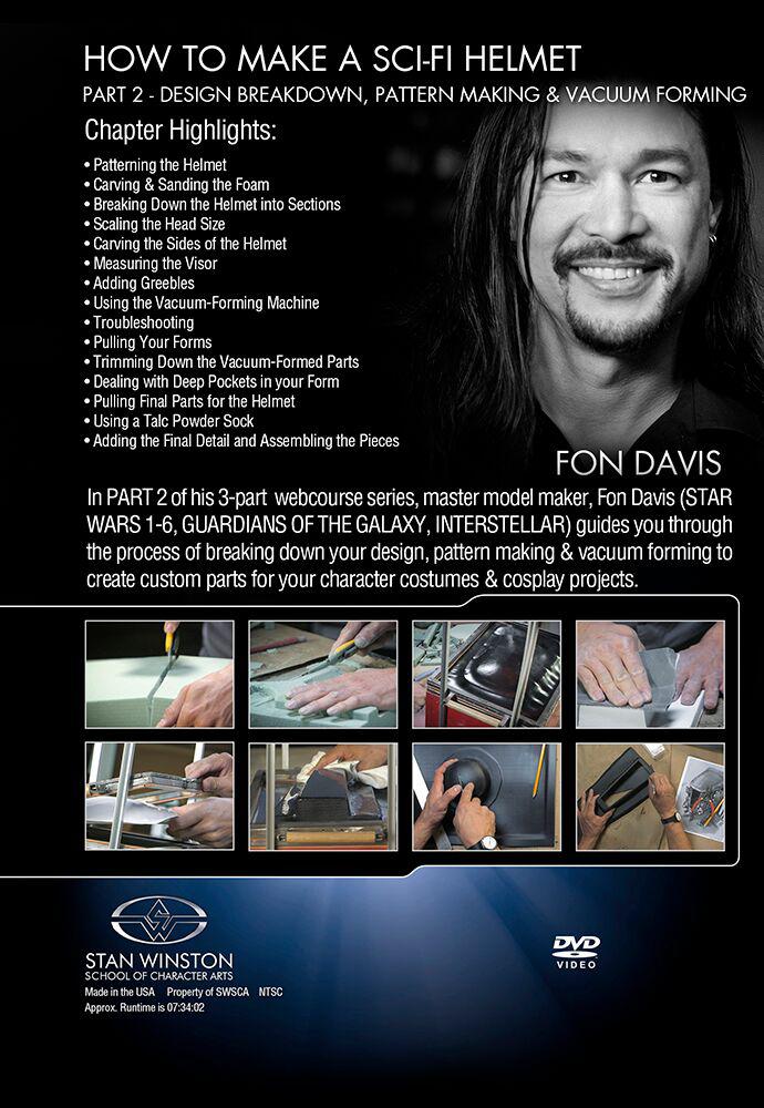 Stan Winston Studio How to Make a Sci-Fi Helmet (DVD) SFX Videos   