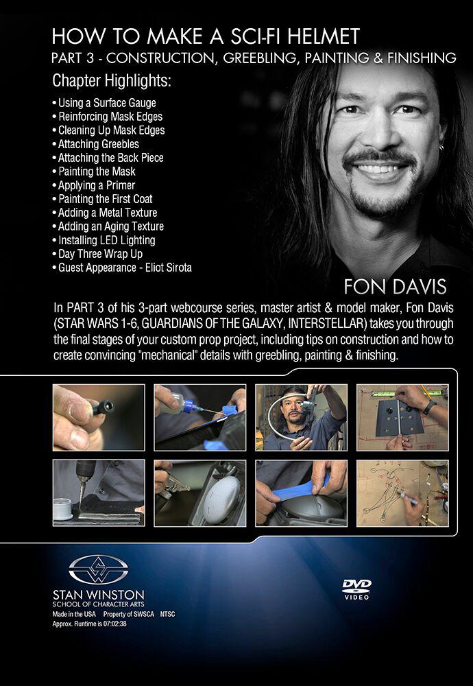 Stan Winston Studio How to Make a Sci-Fi Helmet (DVD) SFX Videos   