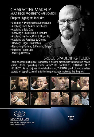 Stan Winston Studio Character Makeup - Multi-Piece Prosthetic Application (DVD) SFX Videos   