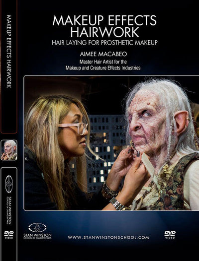 Stan Winston Studio Character Hairwork - Hair Laying for Prosthetic Makeup (DVD) SFX Videos   