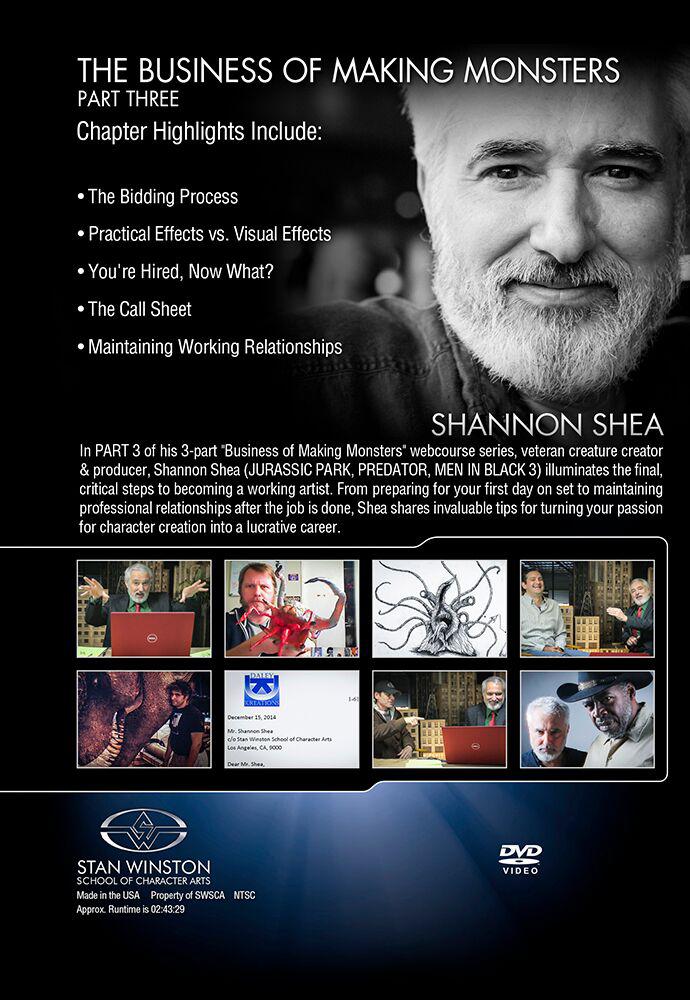 Stan Winston Studio The Business of Making Monsters (DVD) SFX Videos   