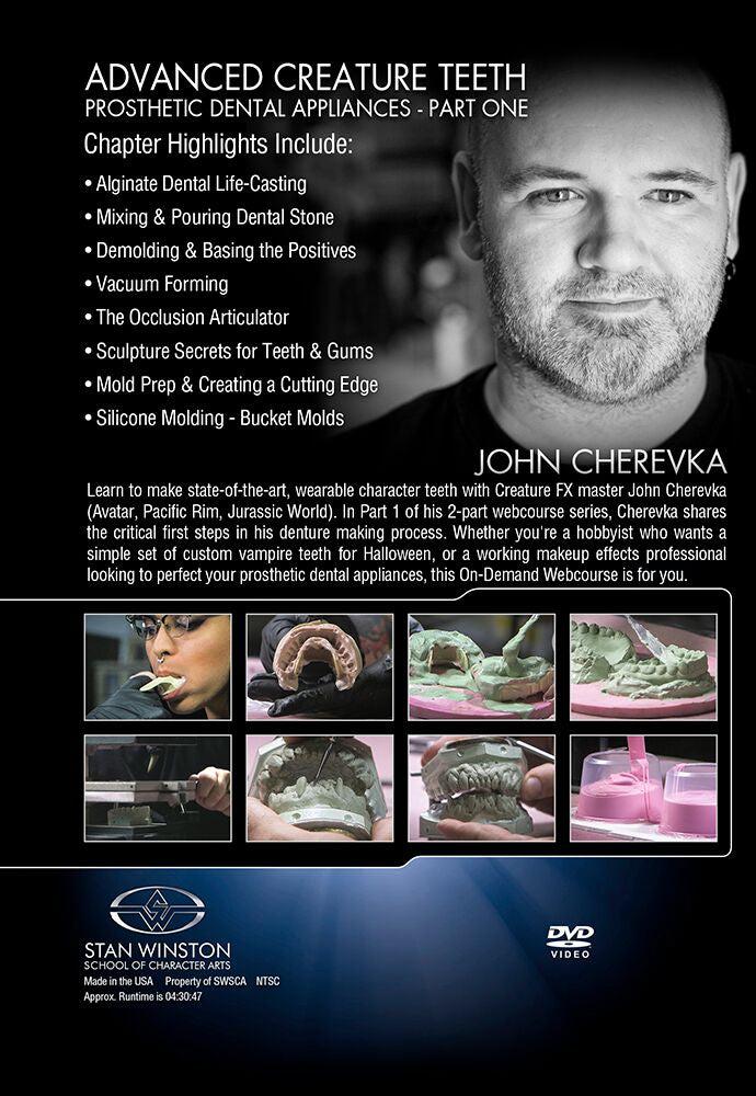 Stan Winston Studio Advanced Creature Teeth Prosthetic Dental Appliances (DVD) SFX Videos   