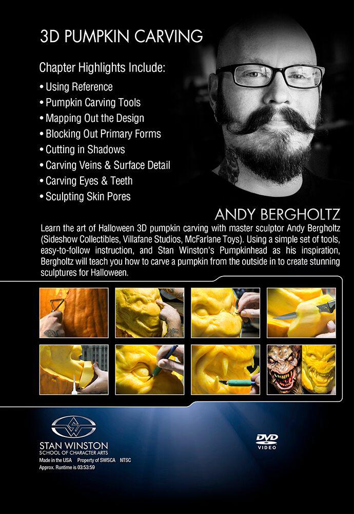 Stan Winston Studio 3D Pumpkin Carving (DVD) SFX Videos   