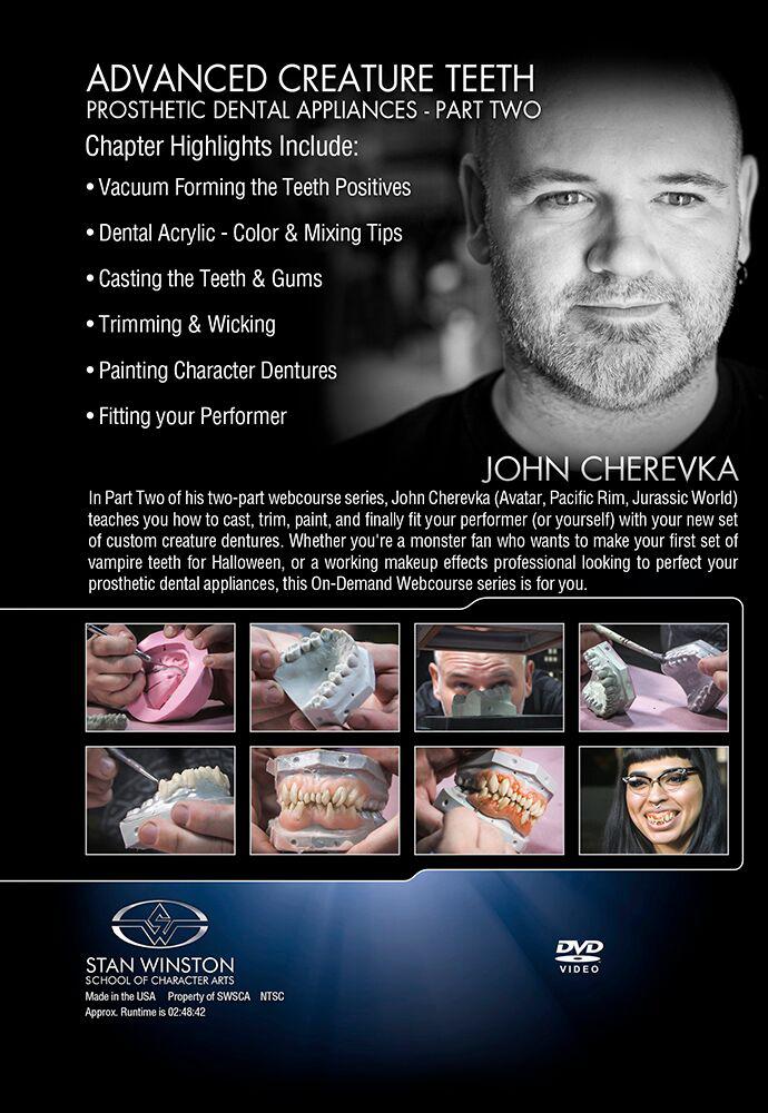 Stan Winston Studio Advanced Creature Teeth Prosthetic Dental Appliances (DVD) SFX Videos   
