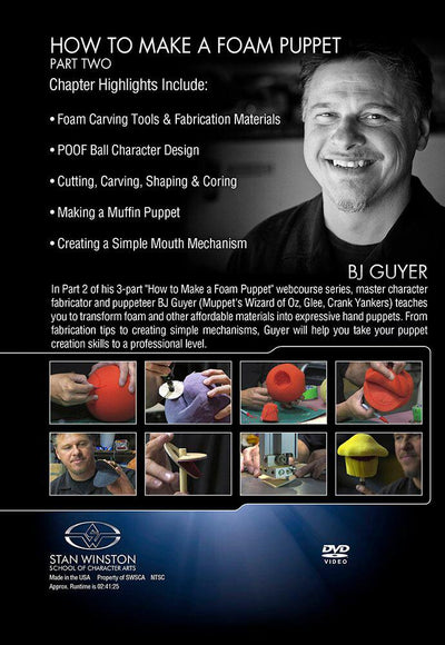 Stan Winston Studio How to Make a Foam Puppet (DVD) SFX Videos   