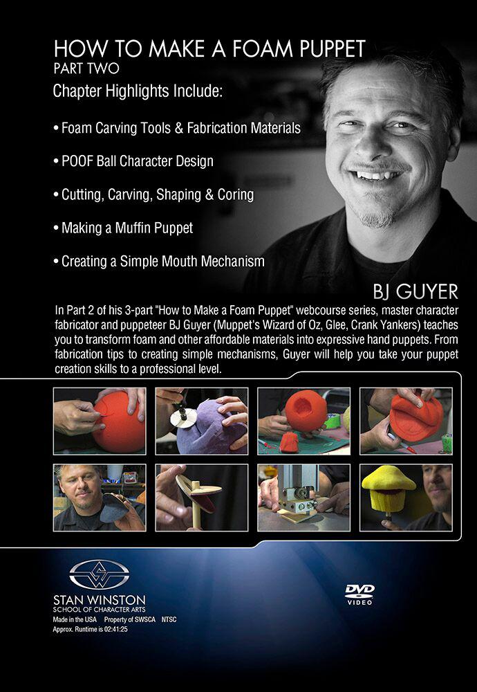 Stan Winston Studio How to Make a Foam Puppet (DVD) SFX Videos   