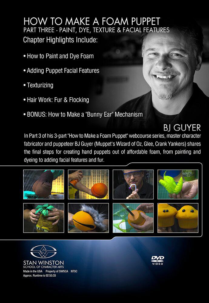 Stan Winston Studio How to Make a Foam Puppet (DVD) SFX Videos   