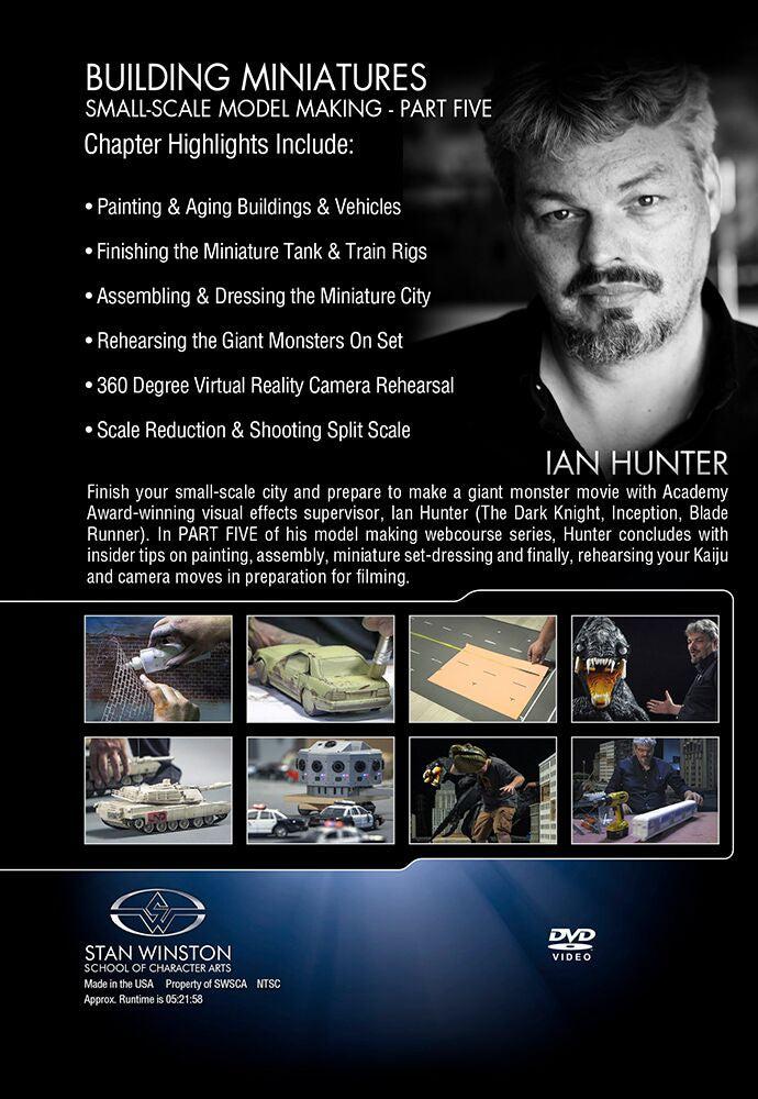 Stan Winston Studio Building Miniatures Small-Scale Model Making (DVD) SFX Videos   
