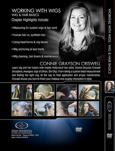 Stan Winston Studio Working with Wigs (DVD) SFX Videos   