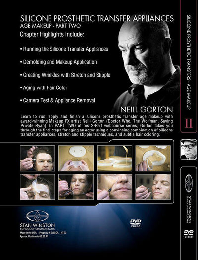 Stan Winston Studio Silicone Prosthetic Transfer Appliances Age Makeup (DVD) SFX Videos   