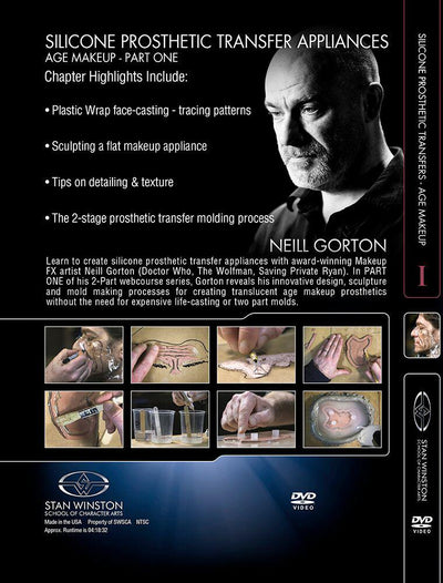Stan Winston Studio Silicone Prosthetic Transfer Appliances Age Makeup (DVD) SFX Videos   