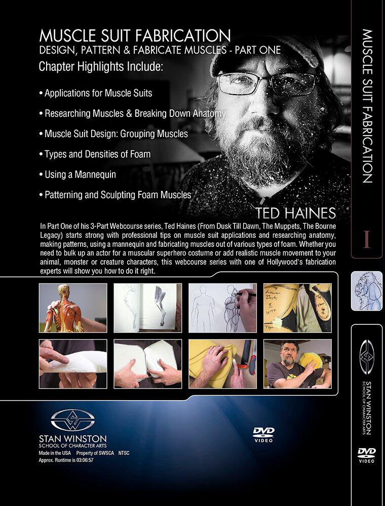 Stan Winston Studio Muscle Suit Fabrication (DVD) SFX Videos   