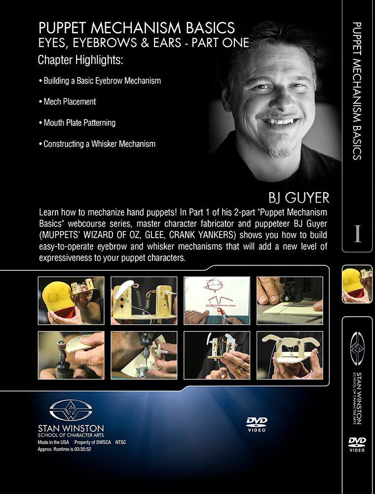 Stan Winston Studio Puppet Mechanism Basics Eyes, Eyebrows, Ears (DVD) SFX Videos   