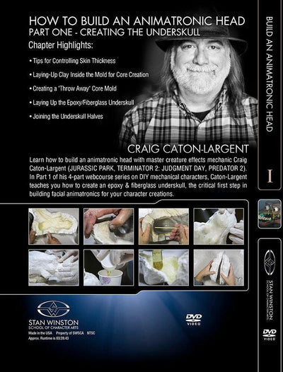 Stan Winston Studio How to Build an Animatronic Head (DVD) SFX Videos   
