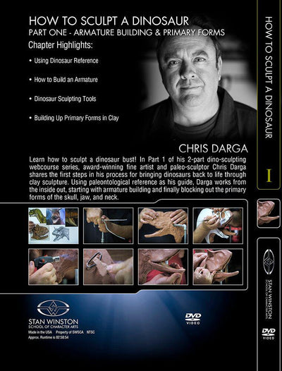 Stan Winston Studio How to Sculpt a Dinosaur (DVD) SFX Videos   