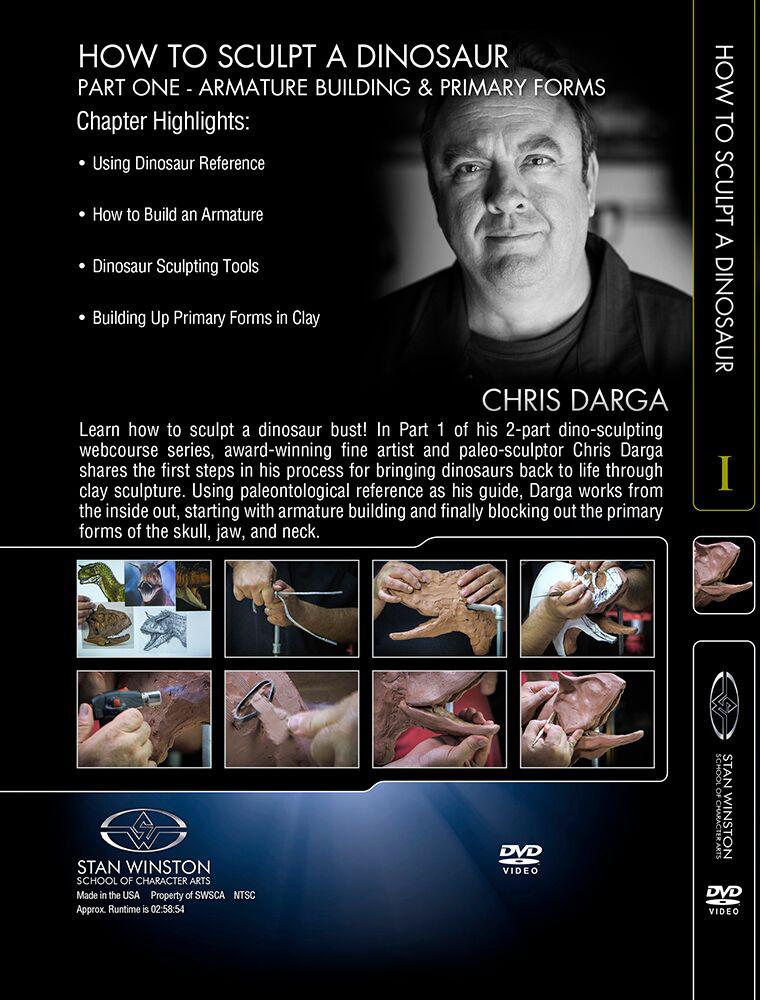 Stan Winston Studio How to Sculpt a Dinosaur (DVD) SFX Videos   