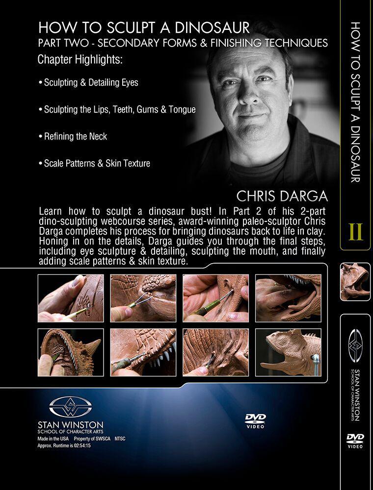 Stan Winston Studio How to Sculpt a Dinosaur (DVD) SFX Videos   