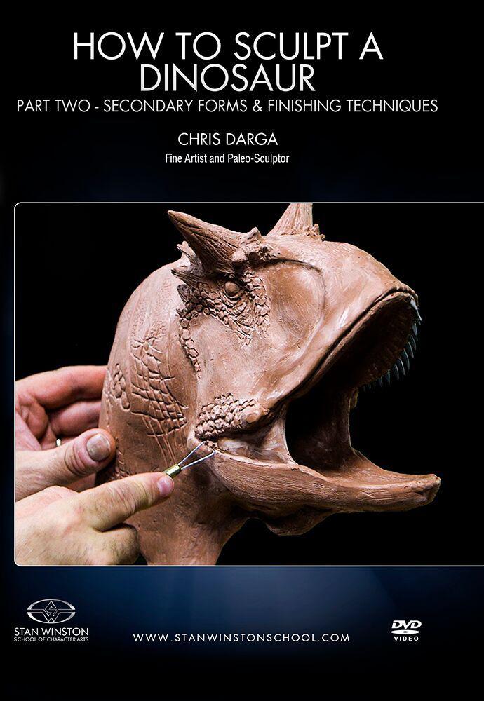 Stan Winston Studio How to Sculpt a Dinosaur (DVD) SFX Videos Part 2 - Secondary Forms & Finishing Techniques  