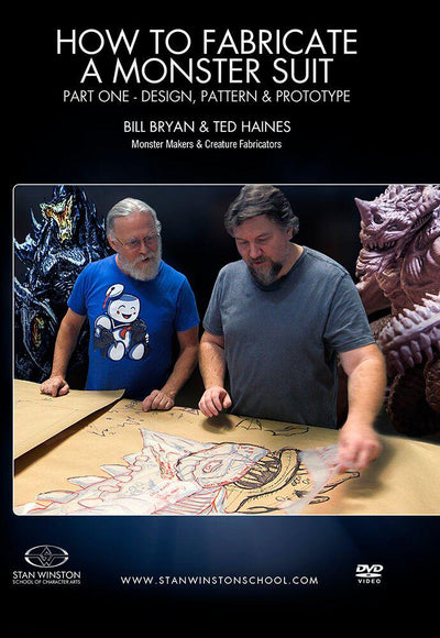 Stan Winston Studio How to Fabricate a Monster Suit (DVD) SFX Videos Part 1 - Design, Pattern, & Prototype  