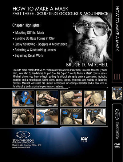 Stan Winston Studio How To Make A Mask (DVD) SFX Videos   