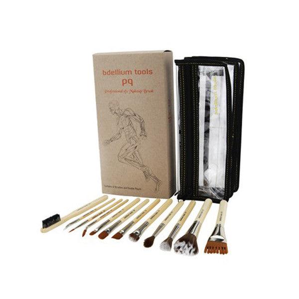 Bdellium Tools SFX 12pc. Brush Set with Double Pouch (1st Collection) SFX Brush Sets   