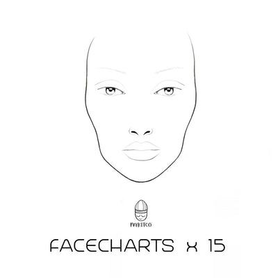 MYKITCO My Face Charts 15pc Face Charts   