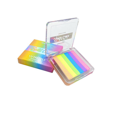 Gavissi UV Pastel Rainbow 6 Color Split Liner Eyeliner Palettes   
