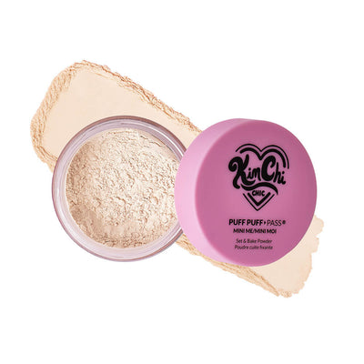 KimChi Chic Beauty Puff Puff Pass Mini Setting Powder Loose Powder 01 Banana  