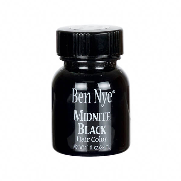 Ben Nye Liquid Hair Color Hair FX Midnight Black (MB-1) 1 oz  