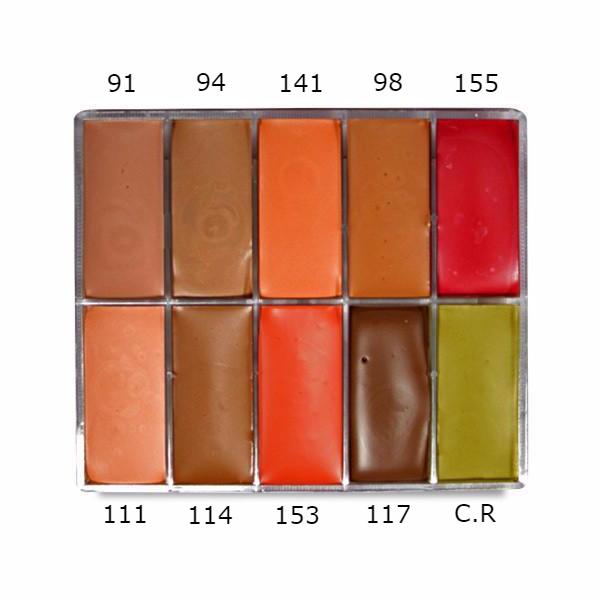 Maqpro Fard Creme Palette PP02/N02 (15 ml.) Corrector Palettes   