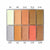 Maqpro Fard Creme Palette PP01 (15 ml.) Concealer Palettes   