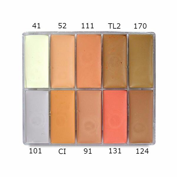 Maqpro Fard Creme Palette PP01 (15 ml.) Concealer Palettes   