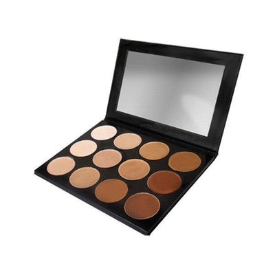 Mehron Celebre Pro-HD 12-Color Cream Highlight/Contour Palette Foundation Palettes   