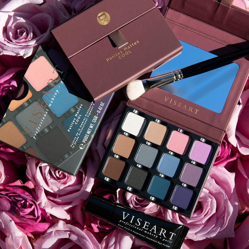 Viseart Petites Mattes Cool Eyeshadow Palette Eyeshadow Palettes   