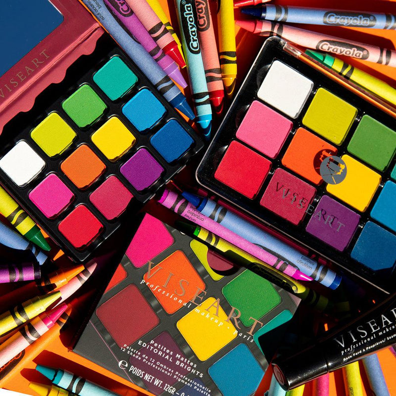 Viseart Petites Mattes Editorial Brights Eyeshadow Palette Eyeshadow Palettes   