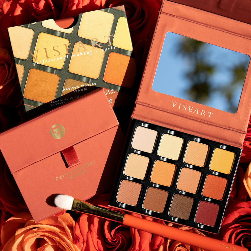 Viseart Petites Warm Mattes Eyeshadow Palette Eyeshadow Palettes   