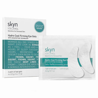 Skyn Iceland Hydro Cool Firming Eye Gels Eye Masks 4-Pack  