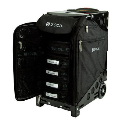 Zuca Pro Artist Black/Black Makeup Cases   