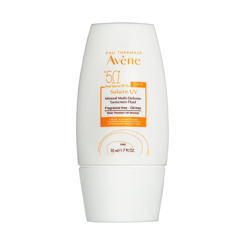 Avène Solaire UV Mineral Multi-Defense Sunscreen SPF 50+ Face Sunscreen   