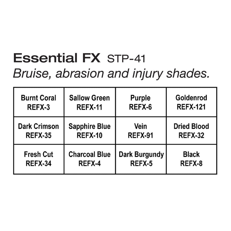 Ben Nye Studio Color Essential FX Creme Colors (STP-41) FX Palettes   