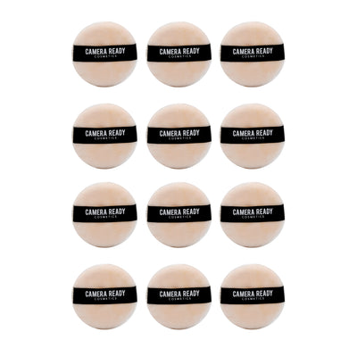 Camera Ready Powder Puff Powder Puffs 12 Pack  