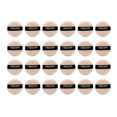 Camera Ready Powder Puff Powder Puffs 24 Pack  