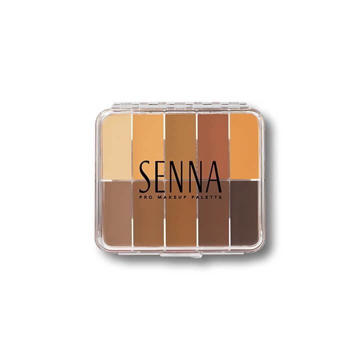 Senna Mini SlipCover Cream to Powder Foundation Palette Foundation Palettes Medium-Dark (Mini)  