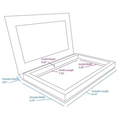 Z-Palette Extra Large Deep Black Empty Palettes   