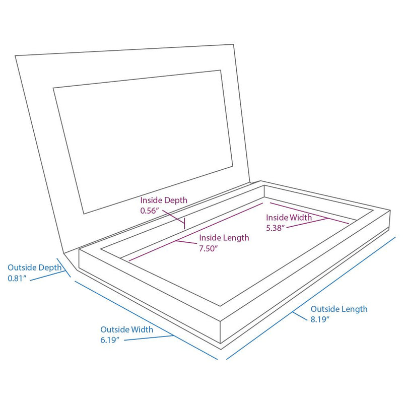 Z-Palette Extra Large Deep Black Empty Palettes   