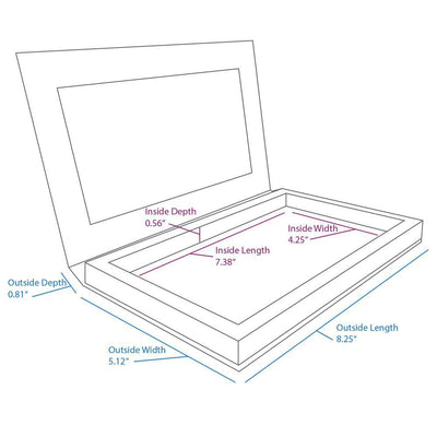 Z-Palette Large Deep Black Empty Palettes   